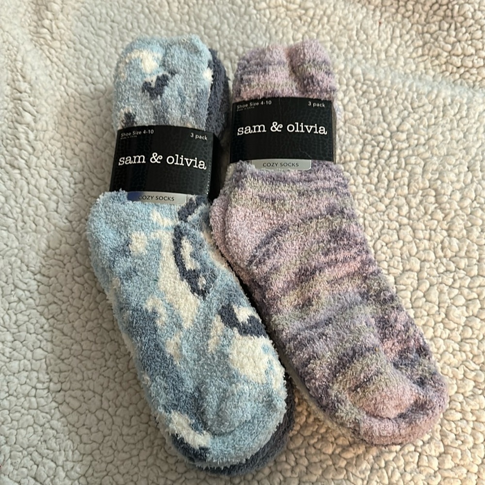 sam & olivia - Cozy Socks (Set of 2 - Each a 3 Pack)
